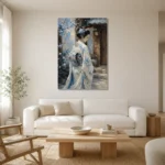 Premium Wall Art Dikey Html Edition – GEISHA0826013 styled in a refined neutral interior