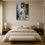Premium Wall Art Dikey Html Edition – GEISHA0826013 showcased in an elegant minimalist interior