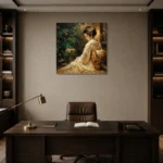 Premium Wall Art Kare Html Edition – GEISHA0826016 displayed in a contemporary gallery-inspired room