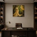 Premium Wall Art Kare Html Edition – GEISHA0826017 displayed in a contemporary gallery-inspired room