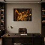 Premium Wall Art Yatay Html Edition – GEISHA0826020 displayed in a contemporary gallery-inspired room