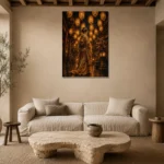 Premium Wall Art Dikey Html Edition – GEISHA0826023 presented in a sophisticated home setting