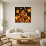 Premium Wall Art Kare Html Edition – GEISHA0826025 styled in a refined neutral interior