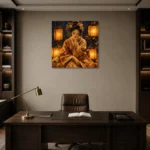 Premium Wall Art Kare Html Edition – GEISHA0826025 displayed in a contemporary gallery-inspired room