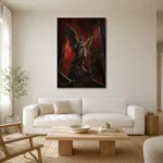 Premium Wall Art Dikey Html Edition – GOTHIC0826004 styled in a refined neutral interior