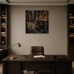 Premium Wall Art Kare Html Edition – GOTHIC0826008 displayed in a contemporary gallery-inspired room