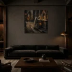 Premium Wall Art Kare Html Edition – GOTHIC0826008 shown in a warm modern interior