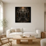 Premium Wall Art Kare Html Edition – GOTHIC0826009 styled in a refined neutral interior