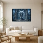 Premium Wall Art Yatay Html Edition – GOTHIC0826012 styled in a refined neutral interior