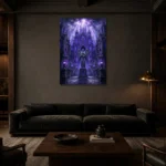 Premium Wall Art Dikey Html Edition – GOTHIC0826015 shown in a warm modern interior