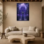 Premium Wall Art Dikey Html Edition – GOTHIC0826015 presented in a sophisticated home setting