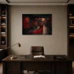 Premium Wall Art Yatay Html Edition – KIDSROOM0826003 displayed in a contemporary gallery-inspired room