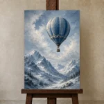 Premium Wall Art Dikey Html Edition – KIDSROOM0826006 displayed on a studio easel