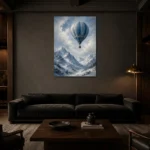 Premium Wall Art Dikey Html Edition – KIDSROOM0826006 shown in a warm modern interior
