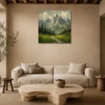 Premium Wall Art Kare Html Edition – KIDSROOM0826007 presented in a sophisticated home setting