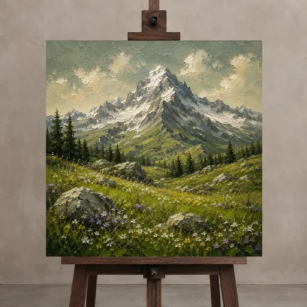 Premium Wall Art Kare Html Edition – KIDSROOM0826009 displayed on a studio easel