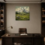 Premium Wall Art Kare Html Edition – KIDSROOM0826009 displayed in a contemporary gallery-inspired room