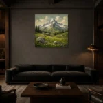 Premium Wall Art Kare Html Edition – KIDSROOM0826009 shown in a warm modern interior