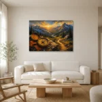 Premium Wall Art Yatay Html Edition – KIDSROOM0826010 styled in a refined neutral interior