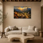 Premium Wall Art Yatay Html Edition – KIDSROOM0826010 presented in a sophisticated home setting