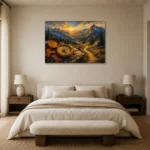Premium Wall Art Yatay Html Edition – KIDSROOM0826010 showcased in an elegant minimalist interior