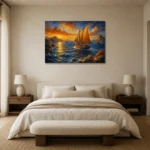 Premium Wall Art Yatay Html Edition – KIDSROOM0826011 showcased in an elegant minimalist interior