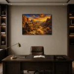 Premium Wall Art Yatay Html Edition – KIDSROOM0826012 displayed in a contemporary gallery-inspired room