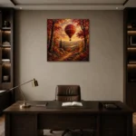 Premium Wall Art Kare Html Edition – KIDSROOM0826018 displayed in a contemporary gallery-inspired room