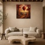 Premium Wall Art Kare Html Edition – KIDSROOM0826018 presented in a sophisticated home setting