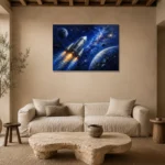 Premium Wall Art Yatay Html Edition – KIDSROOM0826019 presented in a sophisticated home setting