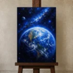 Premium Wall Art Dikey Html Edition – KIDSROOM0826023 displayed on a studio easel