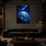 Premium Wall Art Dikey Html Edition – KIDSROOM0826023 shown in a warm modern interior