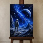 Premium Wall Art Dikey Html Edition – KIDSROOM0826024 displayed on a studio easel