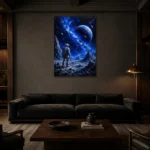 Premium Wall Art Dikey Html Edition – KIDSROOM0826024 shown in a warm modern interior