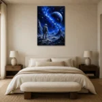Premium Wall Art Dikey Html Edition – KIDSROOM0826024 showcased in an elegant minimalist interior