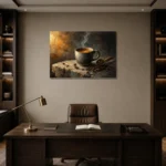 Premium Wall Art Yatay Html Edition – KITCHENNW2001 displayed in a contemporary gallery-inspired room
