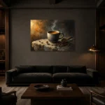 Premium Wall Art Yatay Html Edition – KITCHENNW2001 shown in a warm modern interior