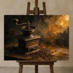 Premium Wall Art Yatay Html Edition – KITCHENNW2002 displayed on a studio easel