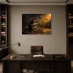 Premium Wall Art Yatay Html Edition – KITCHENNW2002 displayed in a contemporary gallery-inspired room