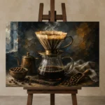 Premium Wall Art Yatay Html Edition – KITCHENNW2003 displayed on a studio easel