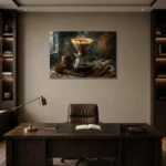 Premium Wall Art Yatay Html Edition – KITCHENNW2003 displayed in a contemporary gallery-inspired room