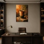 Premium Wall Art Dikey Html Edition – KITCHENNW2004 displayed in a contemporary gallery-inspired room