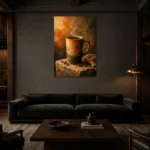 Premium Wall Art Dikey Html Edition – KITCHENNW2004 shown in a warm modern interior