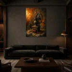 Premium Wall Art Dikey Html Edition – KITCHENNW2005 shown in a warm modern interior