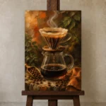 Premium Wall Art Dikey Html Edition – KITCHENNW2006 displayed on a studio easel
