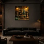 Premium Wall Art Kare Html Edition – KITCHENNW2007 shown in a warm modern interior