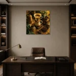 Premium Wall Art Kare Html Edition – KITCHENNW2008 displayed in a contemporary gallery-inspired room