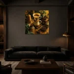 Premium Wall Art Kare Html Edition – KITCHENNW2008 shown in a warm modern interior