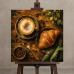 Premium Wall Art Kare Html Edition – KITCHENNW2009 displayed on a studio easel