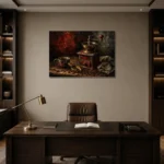 Premium Wall Art Yatay Html Edition – KITCHENNW2010 displayed in a contemporary gallery-inspired room